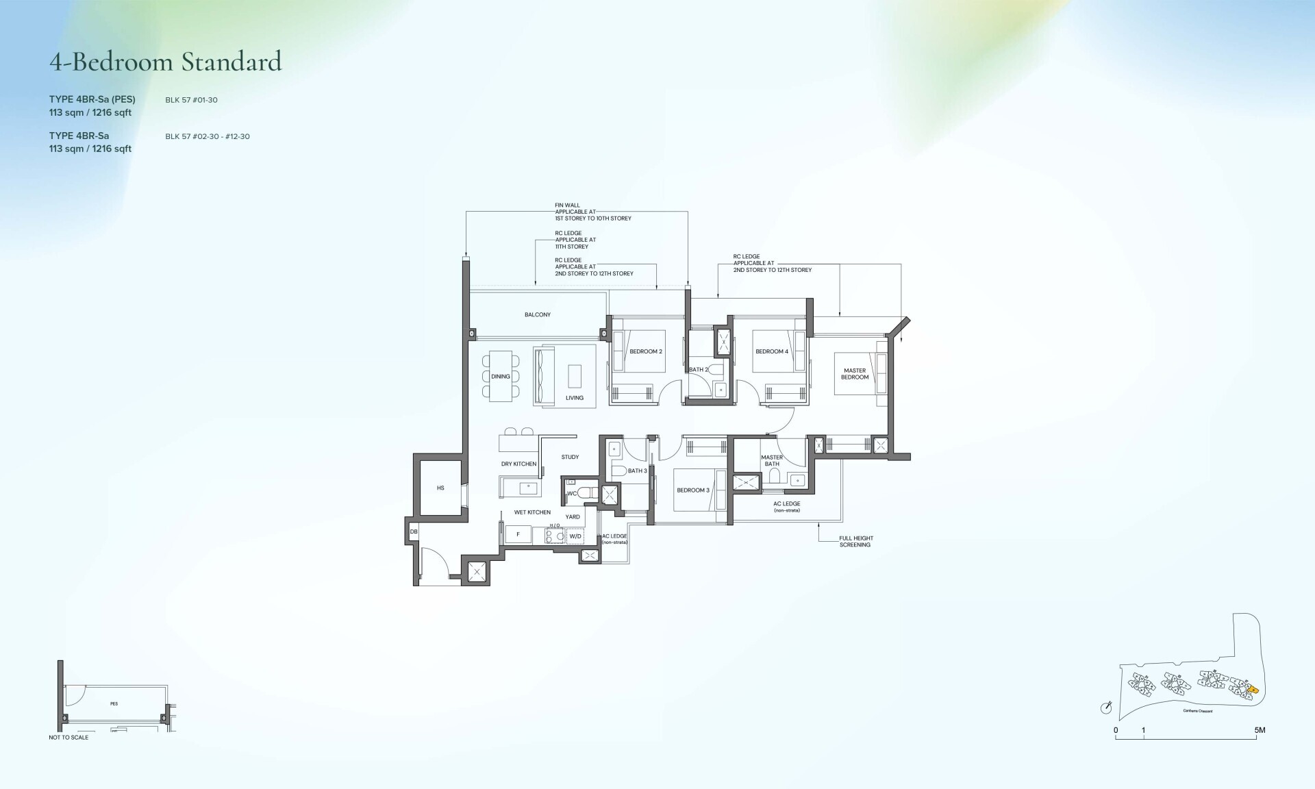 Canberra Crescent Residences floorplan